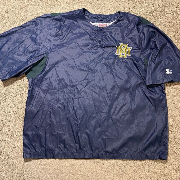Vintage Starter Diamond Collection Milwaukee Brewers Pullover Mens XXL 90s VTG